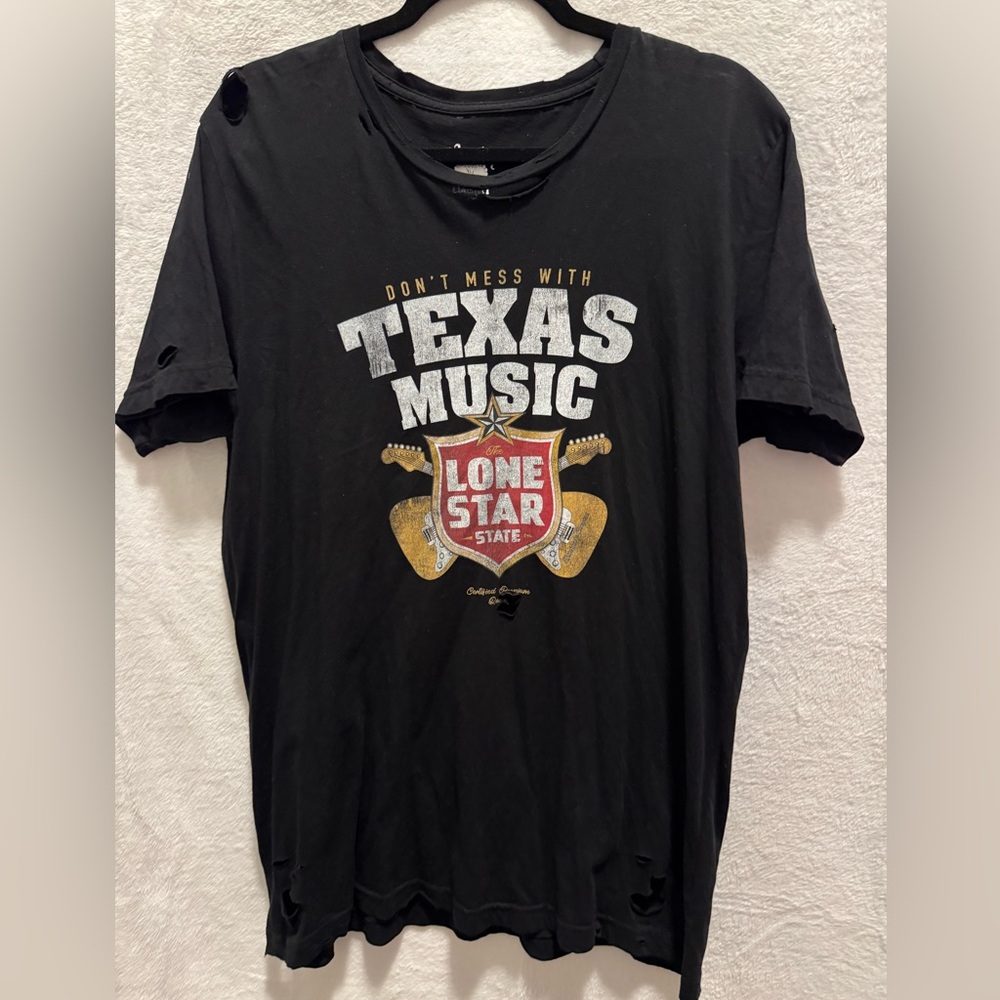 Lone Star State Black Graphic Tee
